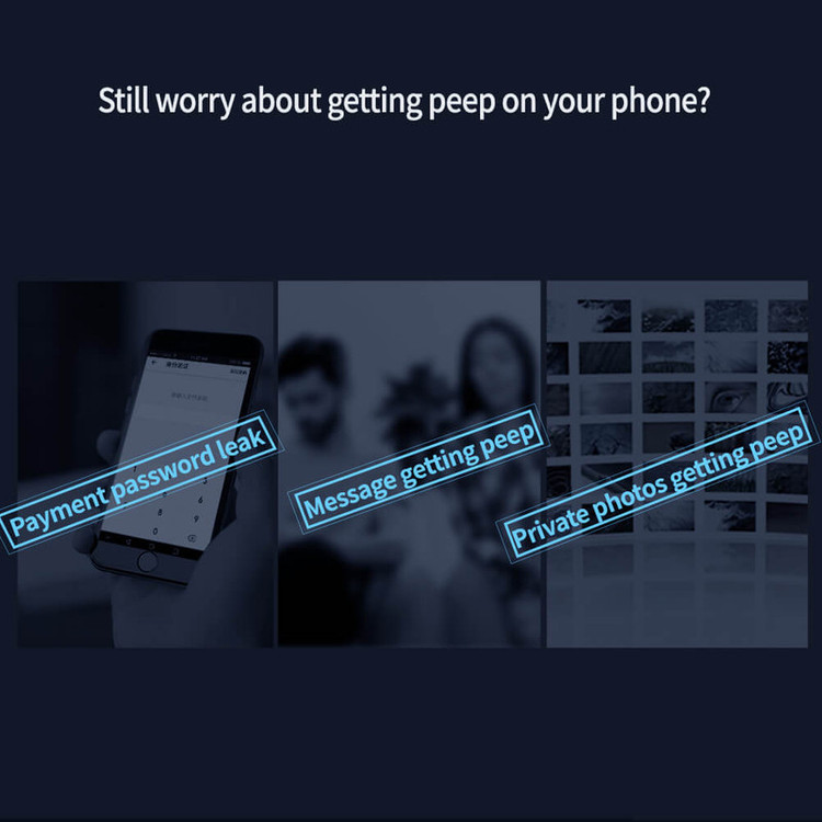 محافظ صفحه نمایش حریم شخصی بوف مدل Privacy Pro Plus-G مناسب برای گوشی موبایل اپل iPhone 13 / 13 Pro / 14