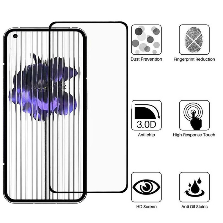 محافظ صفحه نمایش بوف مدل 5D-Full-G مناسب برای گوشی موبایل ناتینگ Phone 1