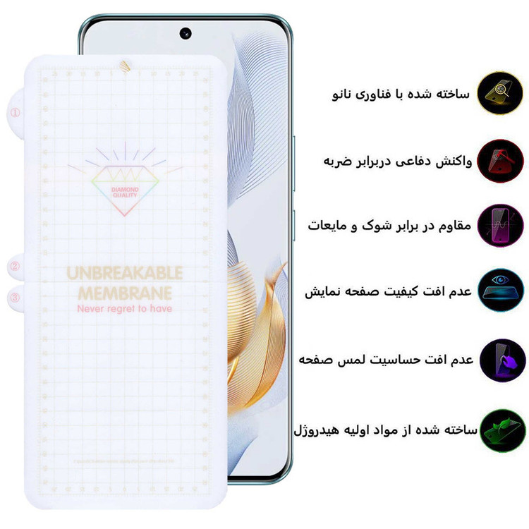 محافظ صفحه نمایش بوف مدل Hydrogel-G مناسب برای گوشی موبایل آنر 90 / Xiaomi 12 Pro / Redmi Note 9 Pro