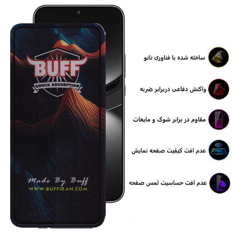 محافظ صفحه نمایش بوف مدل Mountain-G مناسب برای گوشی موبایل هوآوی nova 12/nova 12 Lite/nova 11 SE/nova 10 SE/nova 9 SE 5G/nova 9 SE