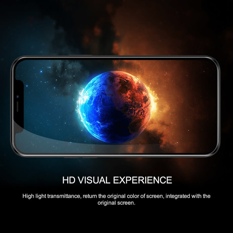 محافظ صفحه نمایش 5D بوف مدل Super Power-G مناسب برای گوشی موبایل اپل iPhone 12 Pro Max