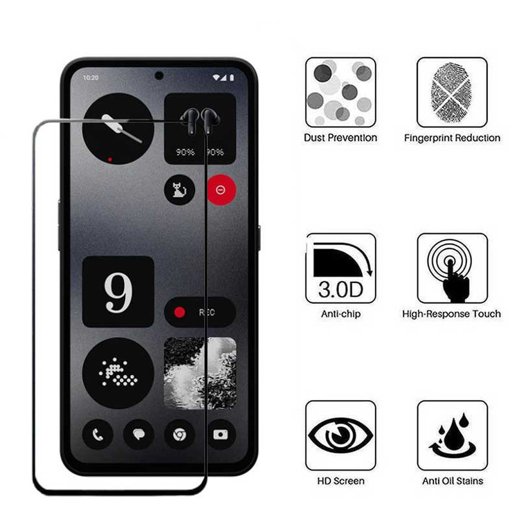 محافظ صفحه نمایش بوف مدل 5D مناسب برای گوشی موبایل ناتینگ فون CMF 1