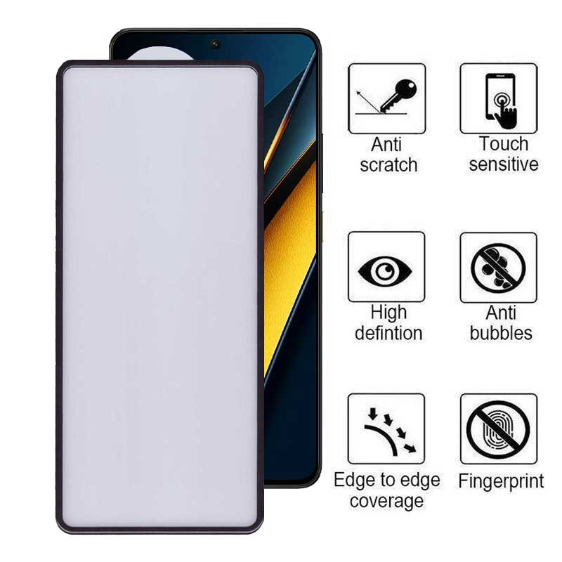محافظ صفحه نمایش بوف مدل New AirBag-G مناسب برای گوشی موبایل شیائومی Poco X6 Pro 5G / Poco X6 5G / Poco M6 Pro 4G