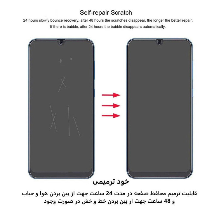 محافظ صفحه نمایش بوف مدل Hydrogel-G مناسب برای گوشی موبایل شیائومی Poco F6 Pro/ F6/ Redmi Turbo 3/ Mi 12 Pro/ Galaxy A71