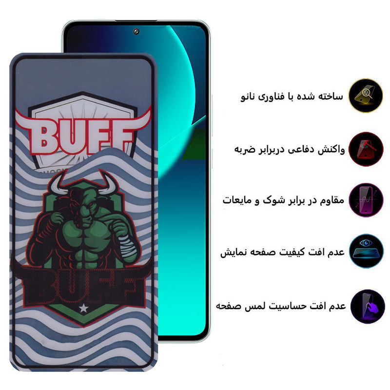 محافظ صفحه نمایش بوف مدل Super Power-G مناسب برای گوشی موبایل شیائومی 13T Pro / 13T / Redmi K60 Ultra