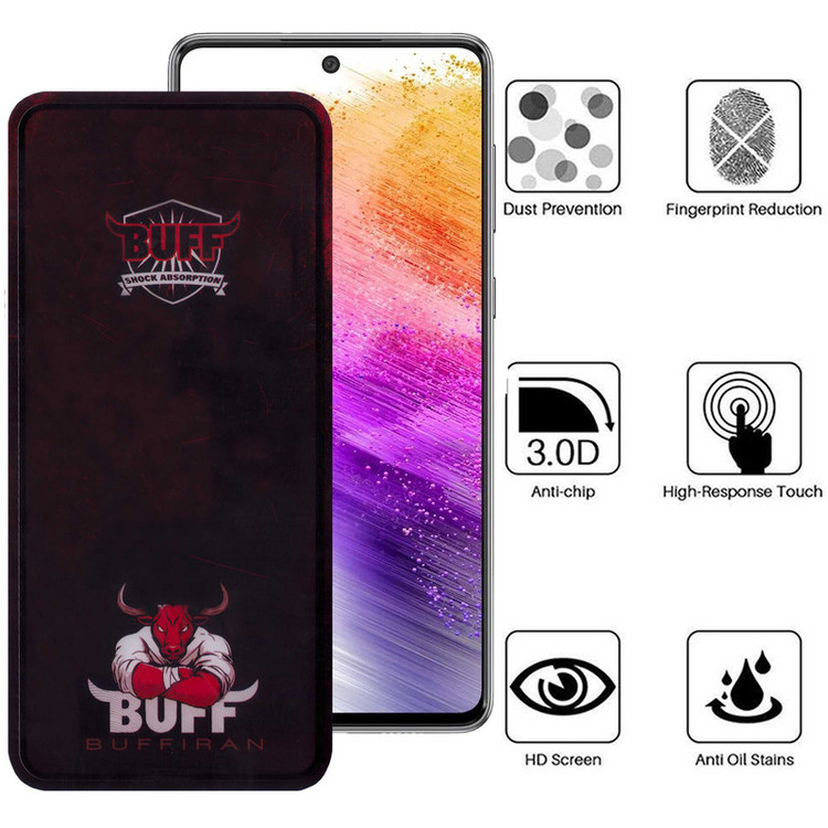 محافظ صفحه نمایش بوف مدل Muscle-Bull-G مناسب برای گوشی موبایل سامسونگ Galaxy A73 / A72 / A71 / A81