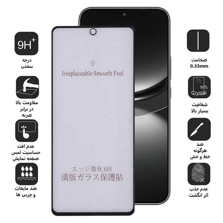 محافظ صفحه نمایش مات بوف مدل 5D-Matte-G مناسب برای گوشی موبایل هوآوی Nova 12 / Nova 12 Lite / Nova 11 SE / Nova 10 SE