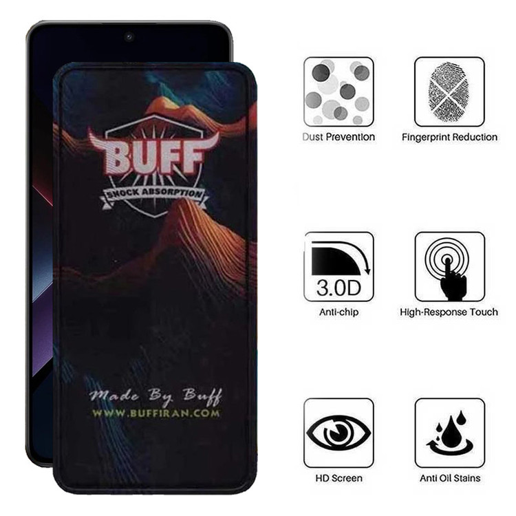 محافظ صفحه نمایش بوف مدل Mountain-G مناسب برای گوشی موبایل شیائومی Poco X7 Pro / Redmi Note 14