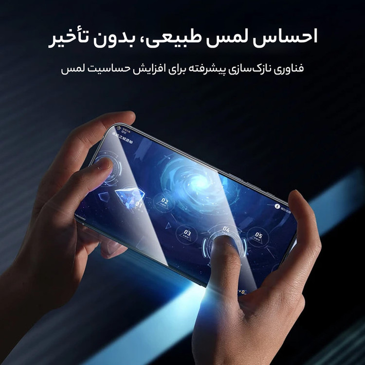 محافظ صفحه نمایش حریم شخصی نیلکین مدل Guardian Privacy مناسب برای گوشی موبایل اپل iPhone 16 Pro Max به همراه کیت نصب