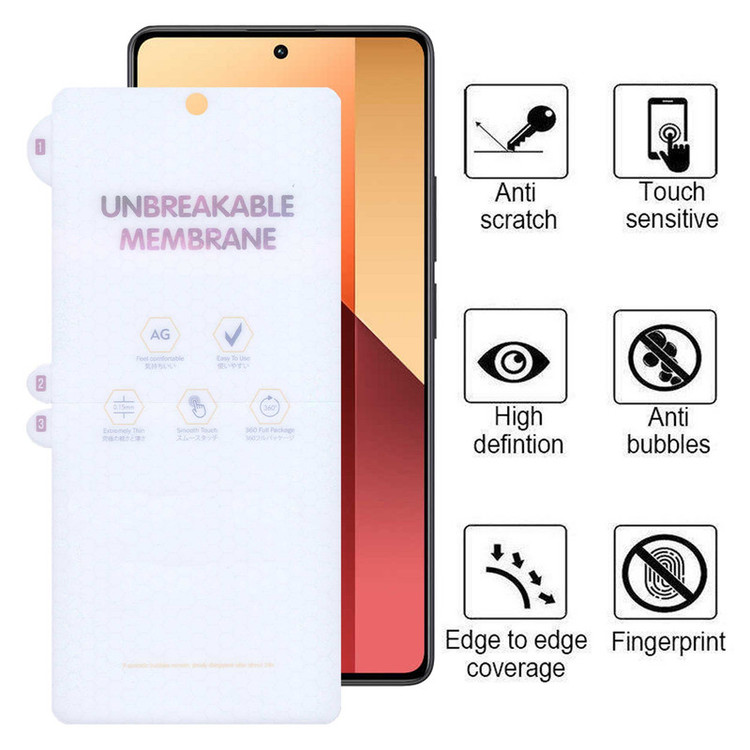 محافظ صفحه نمایش مات بوف مدل Hydrogel-Matte-G مناسب برای گوشی موبایل شیائومی Redmi Note 13 Pro 4G/5G / Note 13 4G/5G / Note 13R Pro