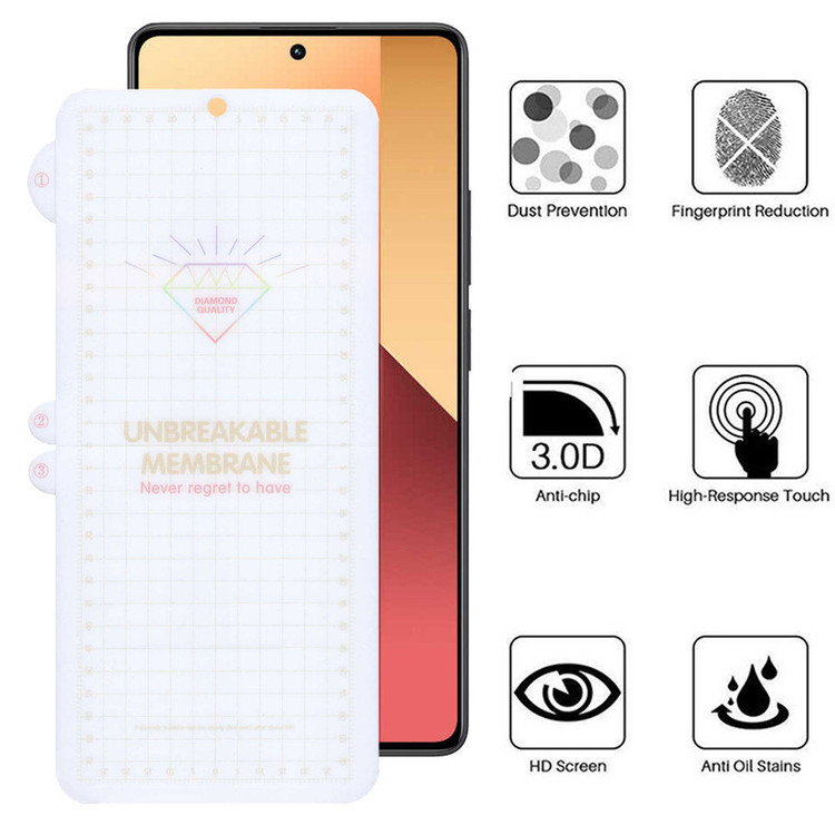 محافظ صفحه نمایش بوف مدل Hydrogel-G مناسب برای گوشی موبایل شیائومی Redmi Note 13 Pro 4G/5G / Note 13 4G/5G / Note 13R Pro