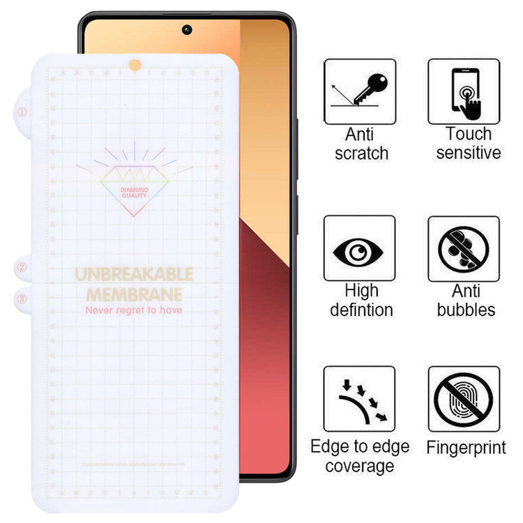 محافظ صفحه نمایش بوف مدل Hydrogel-G مناسب برای گوشی موبایل شیائومی Redmi Note 13 Pro 4G/5G / Note 13 4G/5G / Note 13R Pro