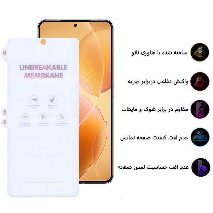محافظ صفحه نمایش مات بوف مدل Hydrogel-Matte-G مناسب برای گوشی موبایل شیائومی Redmi K70 / K70 Pro / K70E