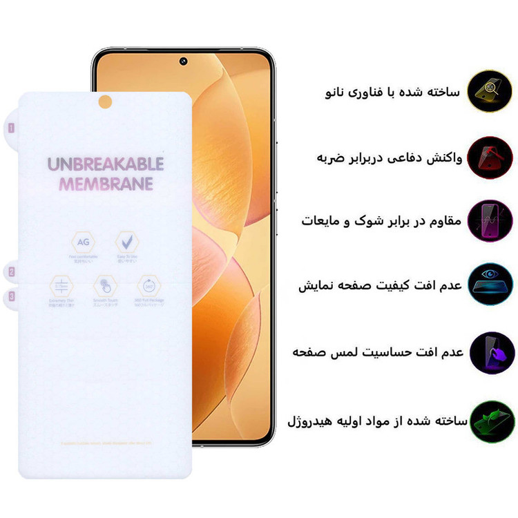 محافظ صفحه نمایش مات بوف مدل Hydrogel-Matte-G مناسب برای گوشی موبایل شیائومی Redmi K70 / K70 Pro / K70E