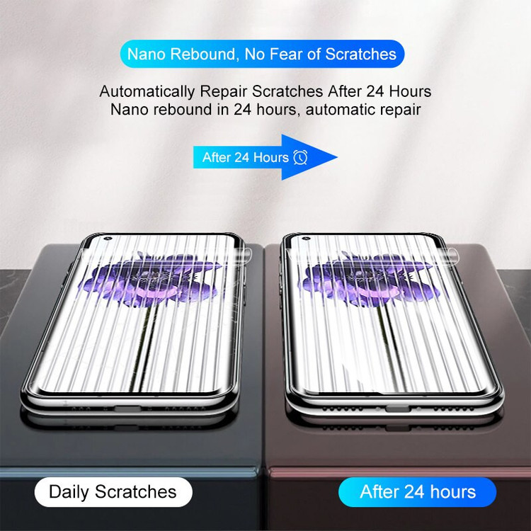 محافظ صفحه نمایش بوف مدل Hydrogel-G مناسب برای گوشی موبایل ناتینگ Phone 1 به همراه محافظ پشت گوشی