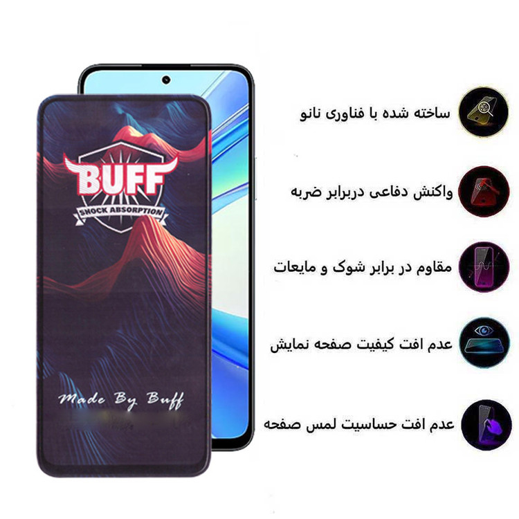 محافظ صفحه نمایش 5D بوف مدل Mountain-G مناسب برای گوشی موبایل آنر X7B
