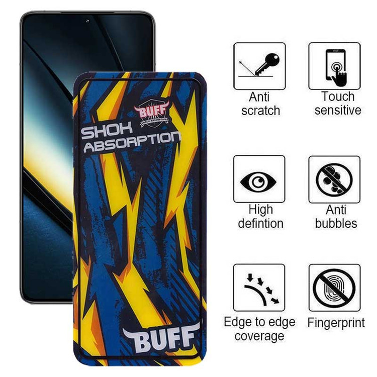 محافظ صفحه نمایش بوف مدل Shock-Shock-G مناسب برای گوشی موبایل شیائومی Poco F6 Pro/ F6/ Redmi Turbo 3