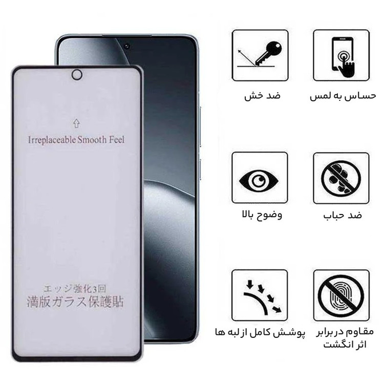 محافظ صفحه نمایش مات بوف مدل 5D-Matte-G مناسب برای گوشی موبایل شیائومی 14T Pro / 14T / Redmi k70 Ultra