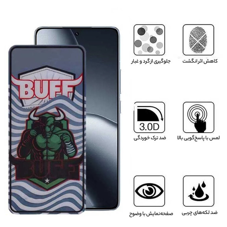محافظ صفحه نمایش بوف مدل Super Power-G مناسب برای گوشی موبایل شیائومی 14T Pro / 14T / Redmi K70 Ultra
