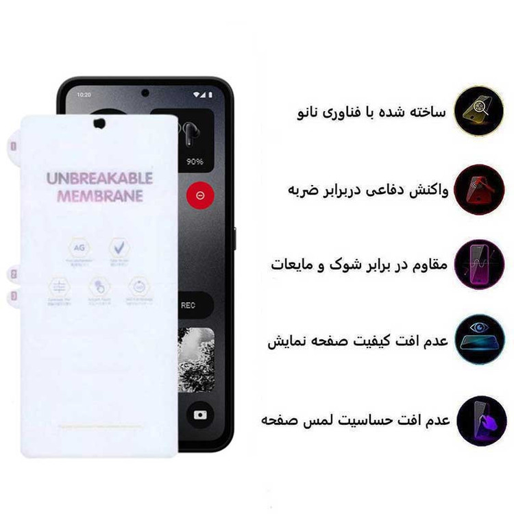 محافظ صفحه نمایش مات بوف مدل Hydrogel-Matte-G مناسب برای گوشی موبایل ناتینگ فون CMF 1