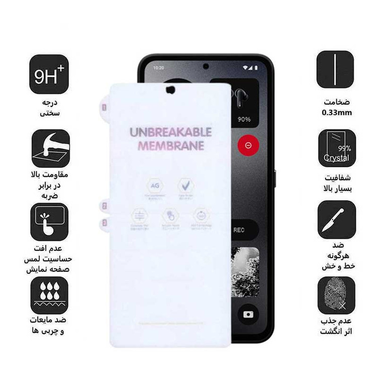 محافظ صفحه نمایش مات بوف مدل Hydrogel-Matte-G مناسب برای گوشی موبایل ناتینگ فون CMF 1