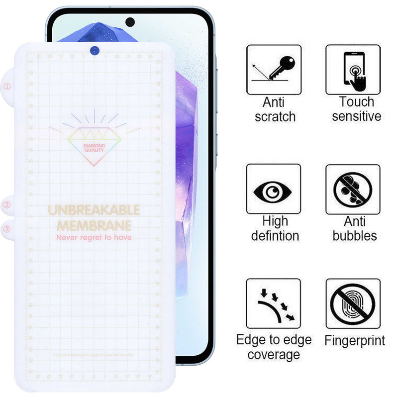محافظ صفحه نمایش بوف مدل Hydrogel-G مناسب برای گوشی موبایل سامسونگ Galaxy A55 / A35