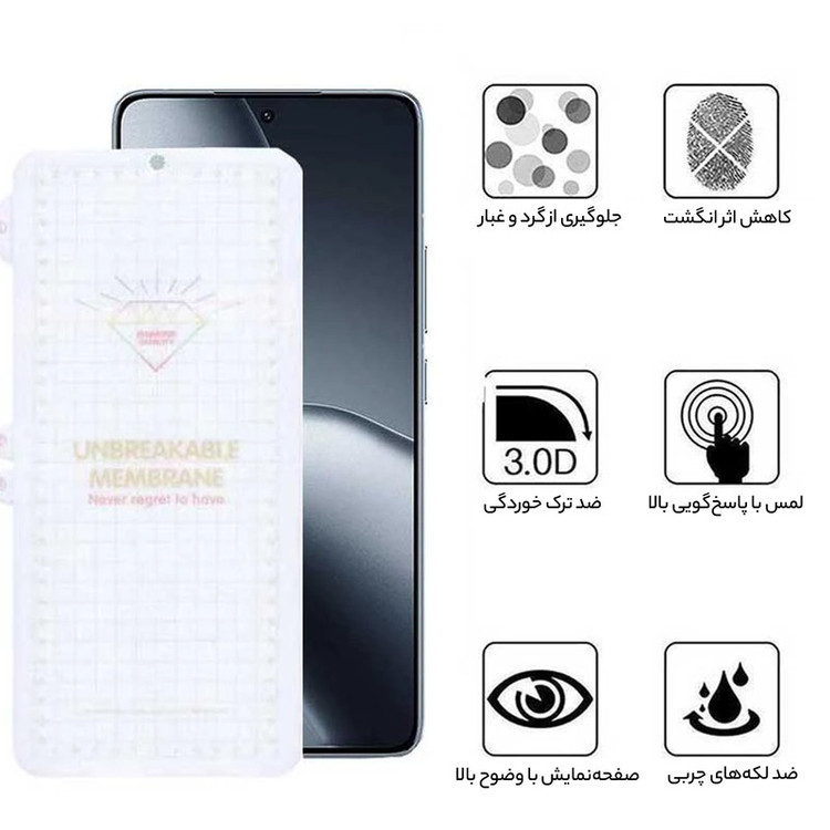 محافظ صفحه نمایش بوف مدل Hydrogel-G مناسب برای گوشی موبایل شیائومی 14T Pro / 14T / Redmi k70 Ultra