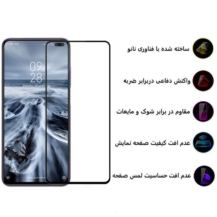 محافظ صفحه نمایش سرامیکی بوف مدل CF9 مناسب برای گوشی موبایل شیائومی Redmi Note 9 Pro 5G/K30/K30 5G/K30i/Poco X2/Mi10i 5G