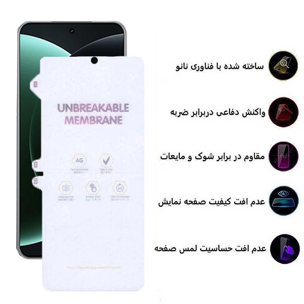 محافظ صفحه نمایش بوف مدل Hydrogel-Matte-Guarantee مناسب برای گوشی موبایل شیائومی Mi 15 Ultra / Mi 15s Pro
