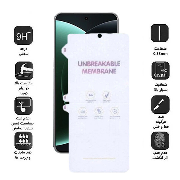 محافظ صفحه نمایش بوف مدل Hydrogel-Matte-Guarantee مناسب برای گوشی موبایل شیائومی Mi 15 Ultra / Mi 15s Pro