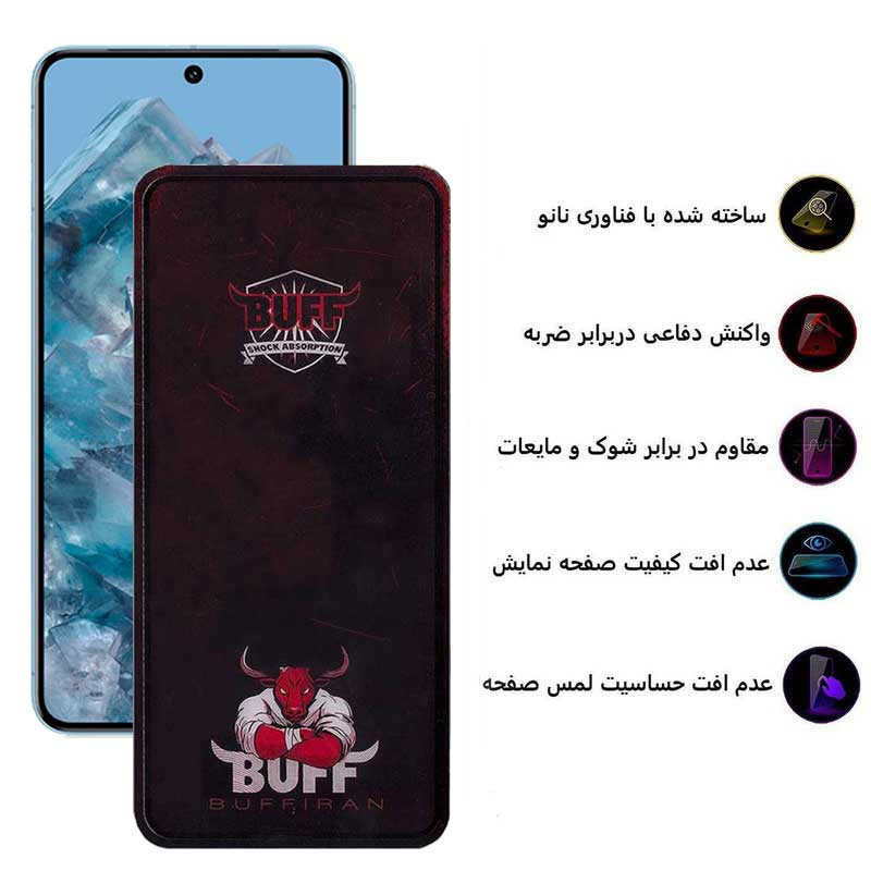 محافظ صفحه نمایش بوف مدل Muscle-Bull-G مناسب برای گوشی موبایل گوگل Pixel 8 Pro/ 7 Pro
