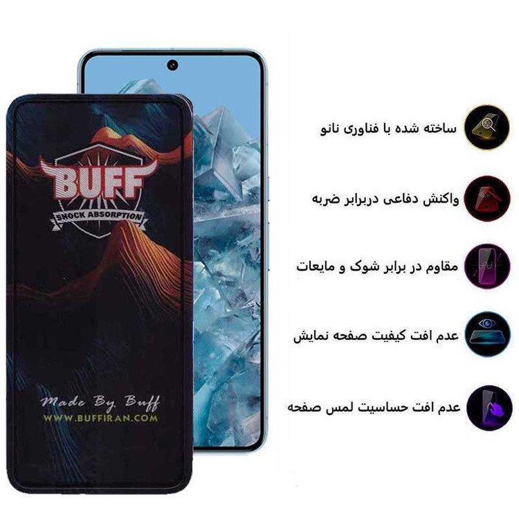 محافظ صفحه نمایش بوف مدل Mountain-G مناسب برای گوشی موبایل گوگل Pixel 8 Pro/ 7 Pro