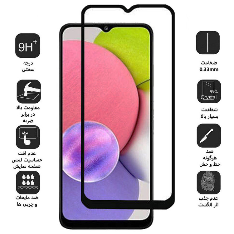 محافظ صفحه نمایش بوف مدل F33 مناسب برای گوشی موبایل سامسونگ Galaxy A03s/A03/A02s/A02/F02s/M02/M02s