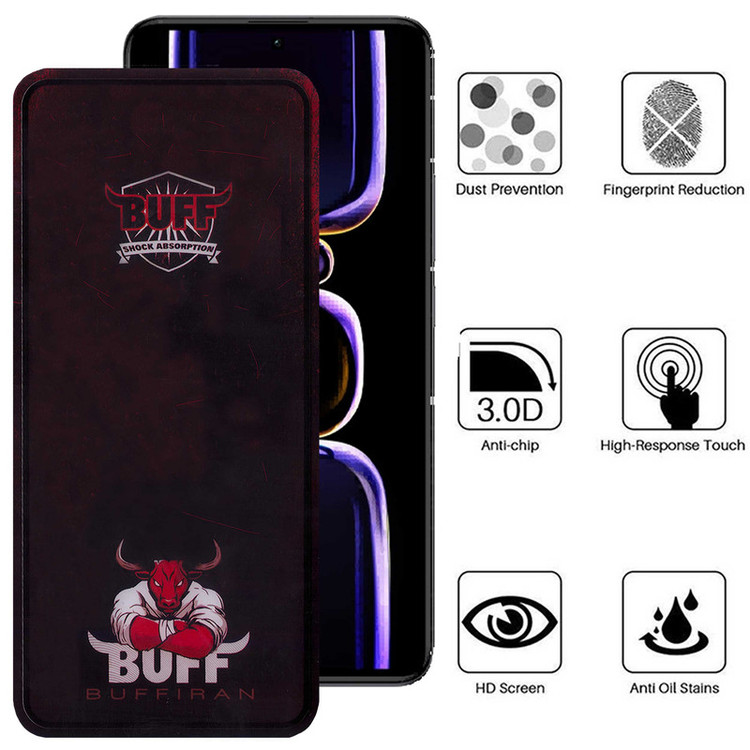 محافظ صفحه نمایش بوف مدل Muscle-Bull-G مناسب برای گوشی موبایل شیائومی Redmi K60 / K60 Pro / K60E
