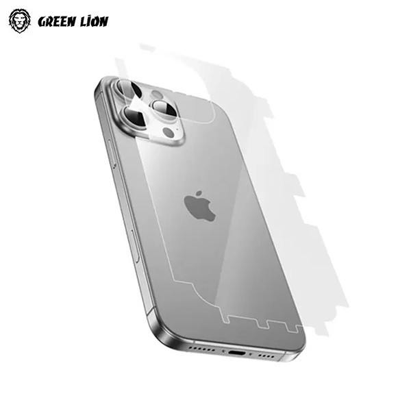 محافظ صفحه نمایش گرین لاین مدل 4in1 DF Pack مناسب برای گوشی موبایل اپل iPhone 16 Pro