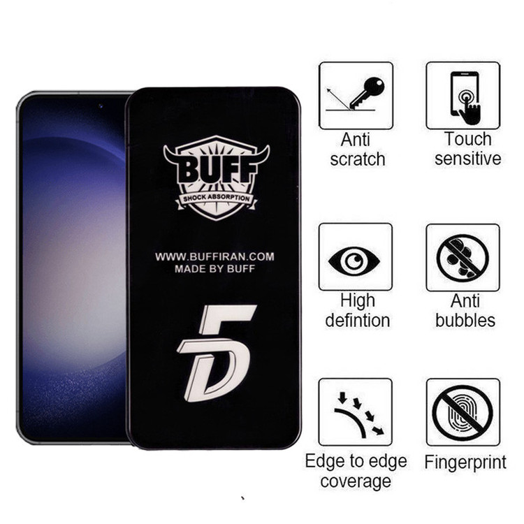 محافظ صفحه نمایش 5D بوف مدل F33-G مناسب برای گوشی موبایل سامسونگ Galaxy S23 FE