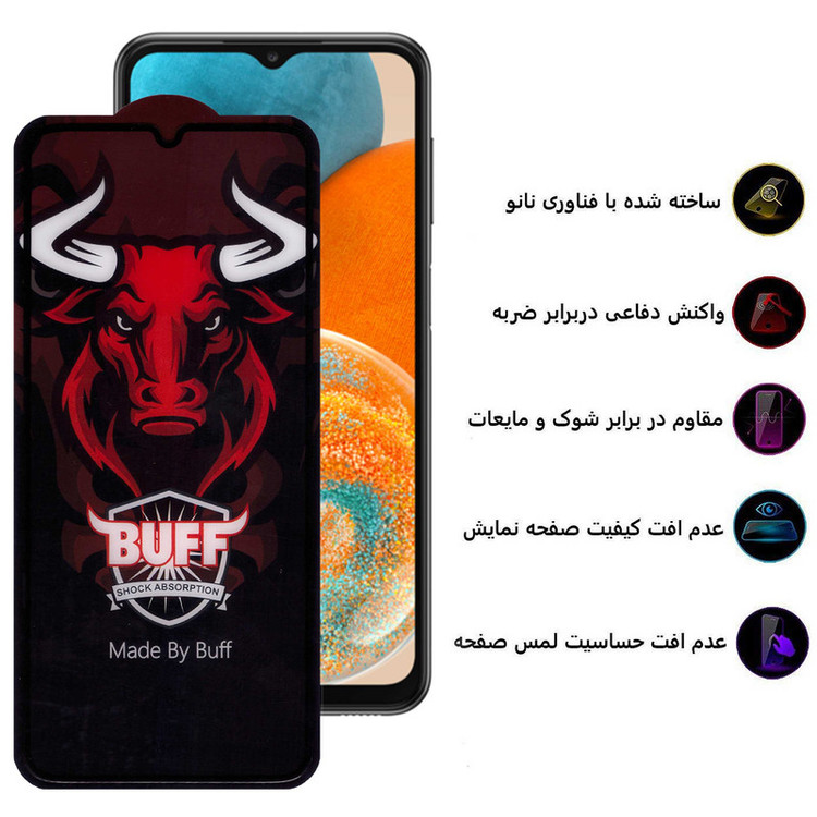 محافظ صفحه نمایش سرامیکی بوف مدل Pro-G مناسب برای گوشی موبایل سامسونگ Galaxy A23 4G/5G/A13 4G/5G