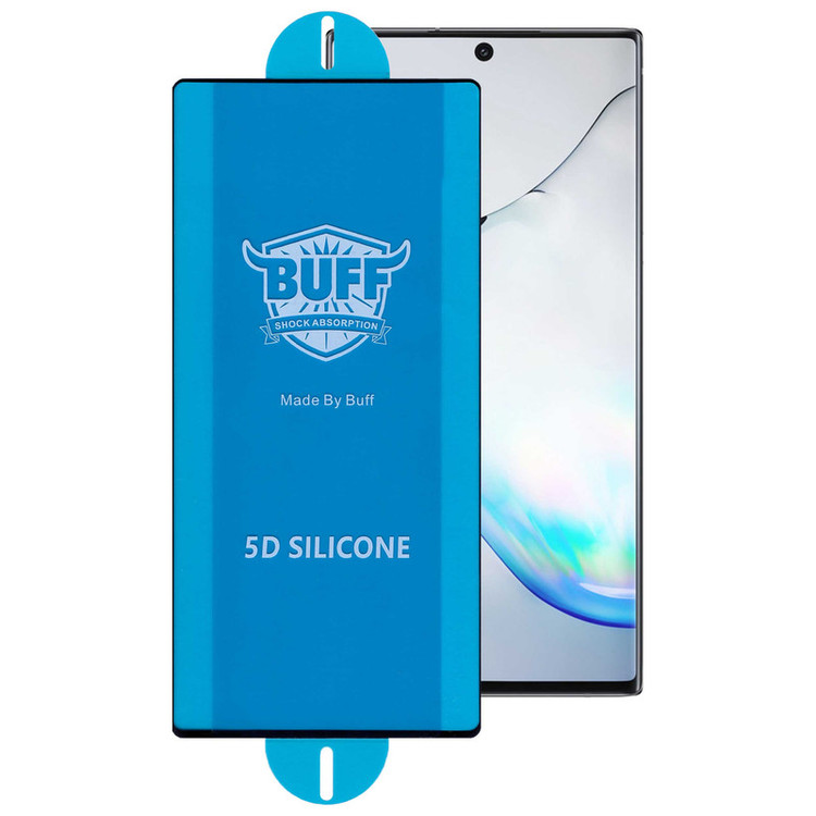 محافظ صفحه نمایش بوف مدل 5D Silicone-G مناسب برای گوشی موبایل سامسونگ Galaxy Note 10 Plus