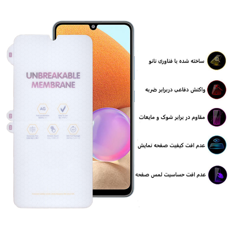 محافظ صفحه نمایش مات بوف مدل Hydrogel-Matte-G مناسب برای گوشی موبایل سامسونگ Galaxy a32 4G/A50/A30/M20