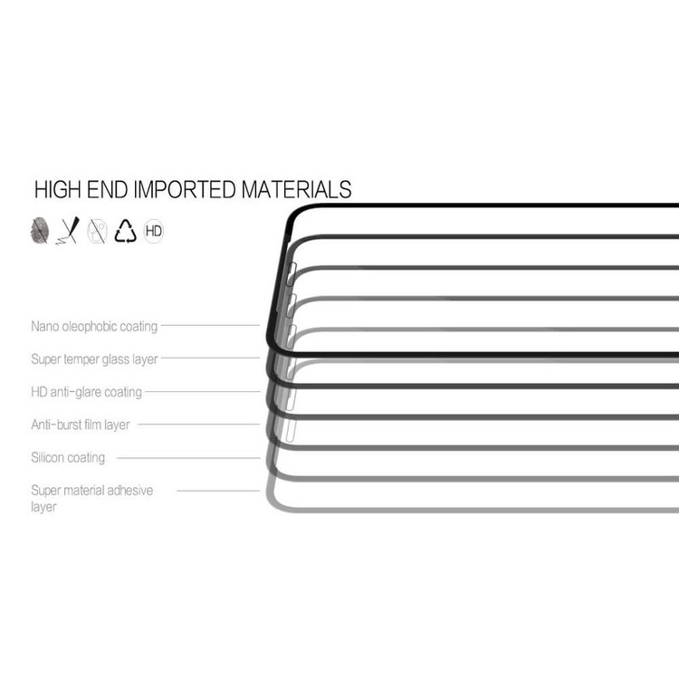محافظ صفحه نمایش 5D بوف مدل F33-G مناسب برای گوشی موبایل اپل iPhone 11 Pro Max / XS Max