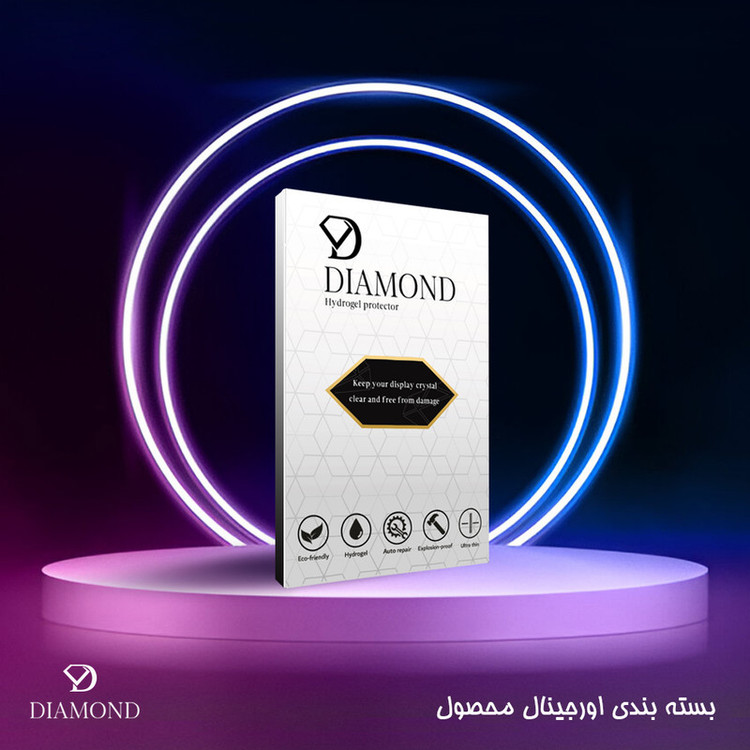 محافظ صفحه نمایش شفاف دیاموند مدل Tough مناسب برای گوشی موبایل شیائومی Redmi 15 4G به همراه محافظ پشت گوشی