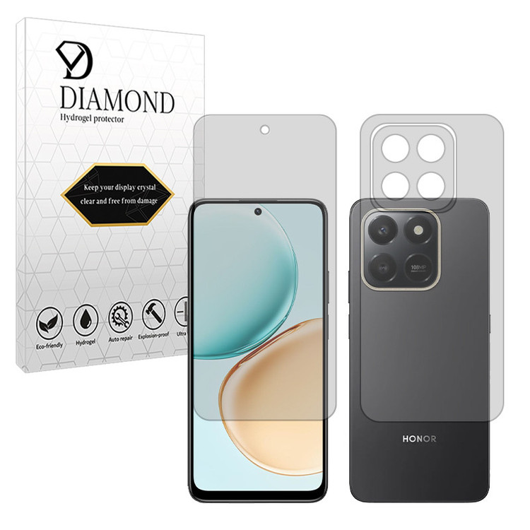 محافظ صفحه نمایش مات دیاموند مدل Tough مناسب برای گوشی موبایل آنر 400 Smart به همراه محافظ پشت گوشی