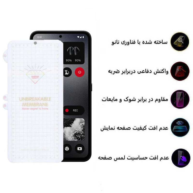 محافظ صفحه نمایش بوف مدل Hydrogel-G مناسب برای گوشی موبایل ناتینگ فون CMF 1