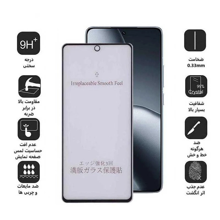 محافظ صفحه نمایش مات بوف مدل 5D-Matte-Guarantee مناسب برای گوشی موبایل شیائومی Poco F7 Ultra / Poco F7 Pro / Xiaomi 15s Pro