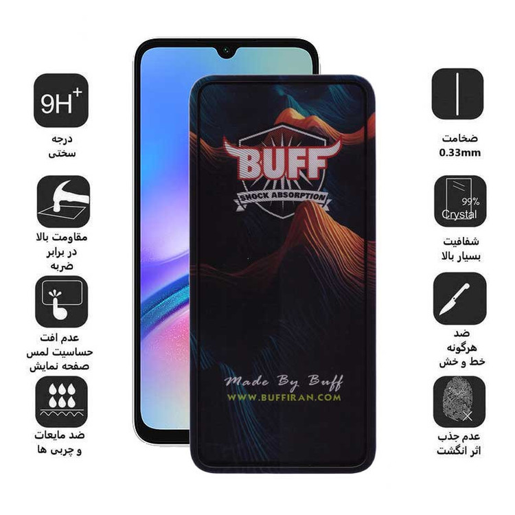 محافظ صفحه نمایش 5D بوف مدل Mountain-G مناسب برای گوشی موبایل سامسونگ Galaxy A05s / A05 / A70