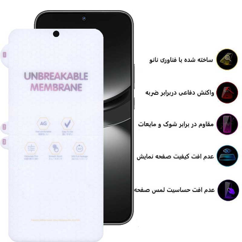 محافظ صفحه نمایش مات بوف مدل Hydrogel-Matte-G مناسب برای گوشی موبایل هوآوی Nova 12 / Nova 12 Lite / Nova 11 SE / Nova 10 SE