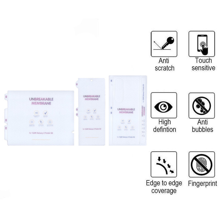 محافظ صفحه نمایش مات بوف مدل Hydrogel-Matte مناسب برای گوشی موبایل سامسونگ Galaxy Z Fold 4 به همراه محافظ پشت گوشی