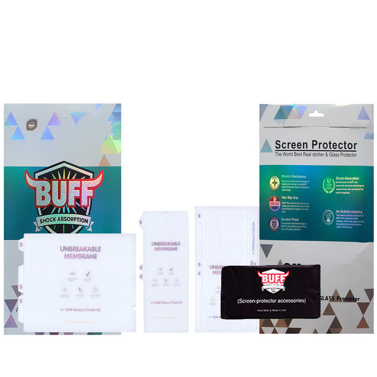 محافظ صفحه نمایش مات بوف مدل Hydrogel-Matte مناسب برای گوشی موبایل سامسونگ Galaxy Z Fold 4 به همراه محافظ پشت گوشی