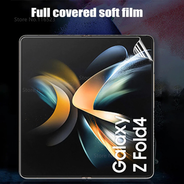 محافظ صفحه نمایش مات بوف مدل Hydrogel-Matte مناسب برای گوشی موبایل سامسونگ Galaxy Z Fold 4 به همراه محافظ پشت گوشی