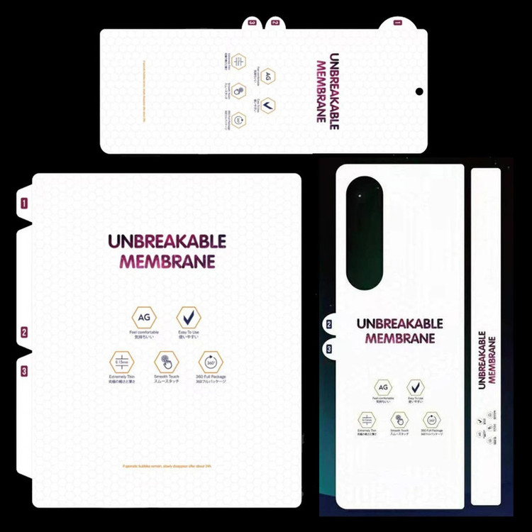 محافظ صفحه نمایش مات بوف مدل Hydrogel-Matte مناسب برای گوشی موبایل سامسونگ Galaxy Z Fold 4 به همراه محافظ پشت گوشی